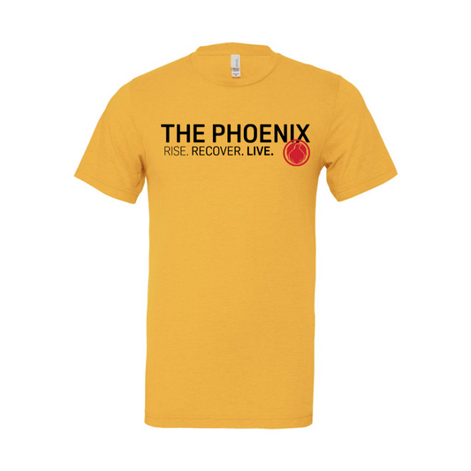 Rise, Recover, Live Unisex Shirt (Gold) - On Sale