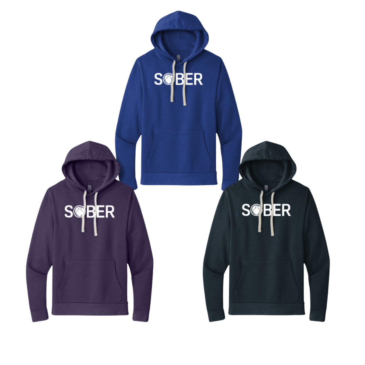 Unisex SOBER Hoodie (Available in 3 new colors) - On Sale