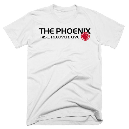 Rise, Recover, Live Men's T-Shirt in White